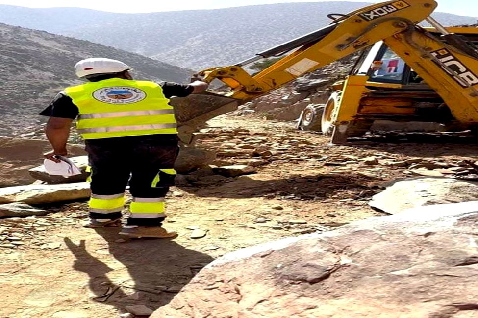 Reopening roads and routes damaged by the Morocco earthquake